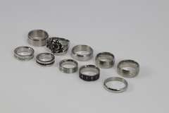Stainless Steel Ring 316L Lot of 10 Rings