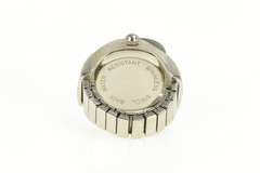 Stainless Steel Retro Red Enamel Heart Unique Watch Ring