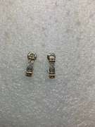 14K WHITE GOLD DIAMOND STUD EARRINGS