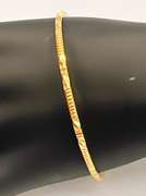 22kt Solid Yellow Gold Bangle Bracelet