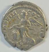 Septimius Severus Roman Silver Denarius, 193-211 AD with Victory