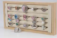 .925 Sterling Silver Curated Ring Set 20 RIng Lot Various Sizes & Styles
