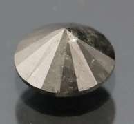 Beautiful 1.05ct silver and black Diamond solitare