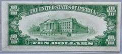 1934A $10 Mule $10 Fed Reserve Note PCGS Choice New 63 PPQ
