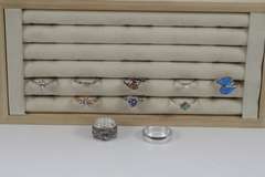 Sterling Silver Curated Set of 10 Rings Various Styles & Sizes
