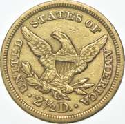 1847-C $2.50 Liberty Head Gold Quarter Eagle