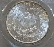 1891 Morgan Dol  PCGS MS-62