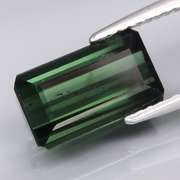 Dramatic 3.15ct deep green Tourmaline