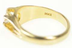 14K Yellow Gold 1940's Old European Cut Diamond Engagement Ring