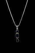 Sterling Silver Iolite Pendant