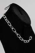 .925 Sterling Silver 9mm Diamond Cut Paperclip Chain 16 Inches