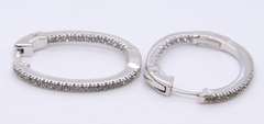 Group Lot of 2 Vintage 925 Sterling Silver Earrings