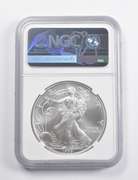 Mint Error MS69 1999 American Silver Eagle REV Struck Thru NGC