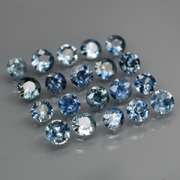 Natural 3.13ct blue Sapphire set with multiple hues