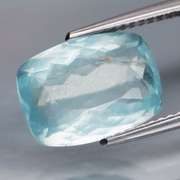 Frosty 4.29ct platinum blue Aquamarine
