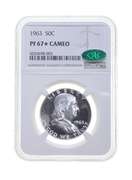 PF67* CAM 1963 Franklin Half Dollar - CAC - Graded NGC
