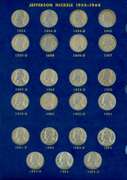Complete Set of 71 Jefferson Nickels in Album