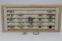 Sterling Silver Ring Assortment Various Sizes & Styles (20 Ring Lot)