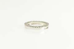 10K White Gold Round Diamond Circle Classic Journey Symbol Pendant