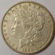 1883 Morgan Silver Dollar, Circulated.