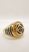 Men's 14kt Solid Yellow Gold & CZ Ring