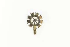 10K Yellow Gold Victorian Seed Pearl Flower Cluster Charm/Pendant