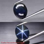 Eye catching 3.68ct royal blue Star Sapphire