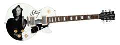 Police Sting Autographed Signed Custom Graphics Photo Guitar ACOA