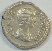 Near Mint Empress Julia Domna Roman Silver Denarius, died 217 AD