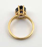 Pretty Dark Blue Sapphire Ring