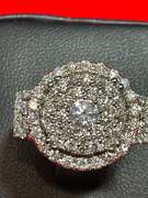 CERTIFIED 14K WHITE GOLD AND DIAMOND RING