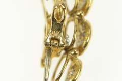 10K Yellow Gold 2.75 Ctw Round Diamond Cluster Tennis Bracelet