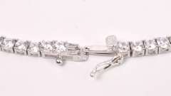 Dazzling 30 inch Sterling Silver Necklace