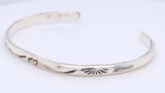Vintage 925 Sterling Silver Cuff Bangle