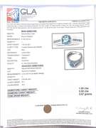 Gorgeous Approx. 1.00CTS Topaz and Diamond Ring in 14K White Gold