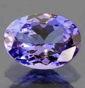 Stunning AAA color 1.35ct top blue violet Tanzanite
