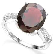 5.16CT GARNET STERLING RING