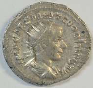 Nice original Gordian III Roman silver Piece, 238-244 AD