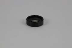 8mm Rose Black Finish Tungsten Carbide Wedding Band Size 10