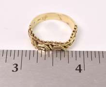 Spectacular Imperial Gold Ring in 14K Yellow Gold
