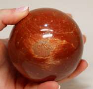 Attention grabbing 3,905ct Red Jasper sphere