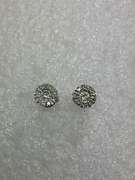 14K WHITE GOLD DIAMOND STUDS