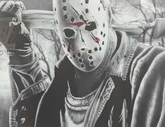 Friday the 13th Cory Smith Hand Colored Print