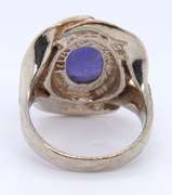 Vintage 925 Sterling Silver Lapis Ring