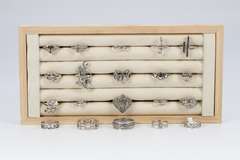 .925 Sterling Silver Curated 20 Ring Lot Various Sizes & Styles