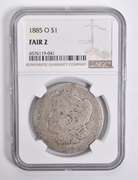 FAIR 2 1885-O Morgan Silver Dollar NGC Lowball Low Ball