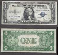 $1 1935-A SC Mule Back Plate 822 Extremely Fine without Motto