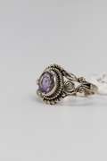 Sterling Silver Amethyst Gemstone Ring