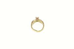 10K Yellow Gold Ruby Inset July Birthstone Cute Ring Charm/Pendant