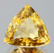 Ravishing 7.96ct trillion cut Citrine
